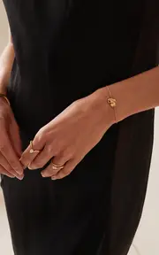 [Mazarin] 18k Recycled Yellow Gold Elephant Lucky Bracelet