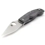 Spyderco Pattadese- Stylish Utility Knife M390/G10- EDC- Black- Maniago Italy