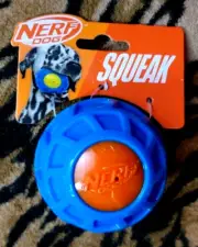 Nerf Dog Squeak Ball Toy sz Med 3 in... New!
