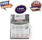 Full Size Mattress Cover Fabric Waterproof Zipper Protector Against Bed Bugs