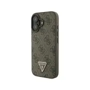Guess 4G Diamond Edition Phone Case for iPhone 16 Plus - Brown