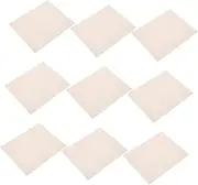 Mikinona Microwave Anti-Oil Sheets 10pcs Microwave Mica Sheet Mica Plate for Oven Heat Resistant Insulation