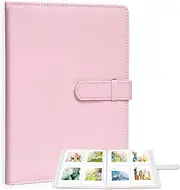 ZZBUY Polaroid Photo Album 256 Pockets Instax Photo Album Book for Fujifilm Instax 7S 8 8+ 9 11 25 26 50s 70 90 Mini Camera, Fujifilm Polaroid Snap, SocialMatic Instant Cameras (Pink)