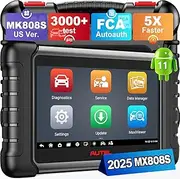 Autel Scanner MaxiCheck MX808S, 2024 Android 11 US Ver. of MaxiCOM MK808S/ MK808Z, Newer Model of MK808/ MX808, Full Bidirectional as MK808K-BT MK808Z-BT, 28+ Service, OE All System Scan, FCA Autoauth