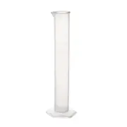 Measuring Cylinder,for DIY Project, Science Lab, (Clear White, 100ml)