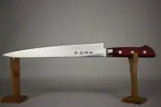 Seki Souma Molybdenum steel Sujihiki slicer knife 240mm red western handle USA