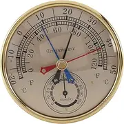 5inch Min Max Thermometer Hygrometer Wall Mount Wall Hang Analog Indoor Outdoor Anti Rain Temperature Humidity Meter