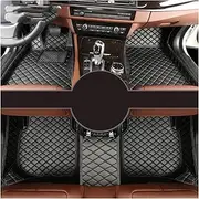 Car Mat for Hyundai for Accent for Verna for Solaris 2006-2023 Auto Carpets Foot Coche Accessorie Custom Car Floor Mats Car Floor Mats(All Black)
