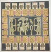 Tapestry Fair Needlepoint Canvas hand painted Ivory Coast Anne Jerlow African