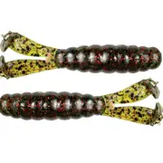 3 Pack of 4.25 Inch Zman Billy Goat Soft Plastic Fishing Lures - Watermelon Red
