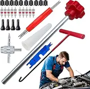 Tire Repair Valve Tool | Tire Remover Tool Valve Installer Tool | Quick Change Repair Tool Replacement T-Hook Car Accessories for Motorcycle & Tire
