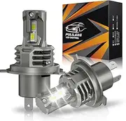 H4 LED Fog Light Bulbs,20000 LM Cool White Light 6500 K 600% Brighter H4 Bulbs for Halogen Replacement,Plug and Play,2 Bulbs