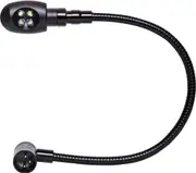 Professional 12VDC 90 Degree XLR 3 Pin connection Fleaxible Gooseneck 4 LED Lamp 450mm