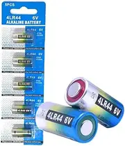 QOCNAM 5pcs 4LR44 / 476A / PX28A / A544 / K28A / L1325 Battery 6V Alkaline BatteriesHigh Capacity for Dog Collars
