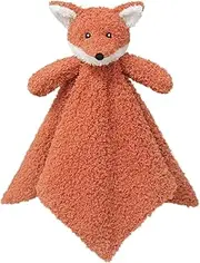 Doindute Baby Orange Fox Soft Stuffed Animal Security Blanket, Plush Fox Character Lovey Blanket, Baby Shower/Nursery Gift, Cuddly Newborn, Infant, Toddler Snuggle Blankie for Boys Girls, 14"