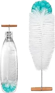 Baby Bottle Brush - Long Handle Kettle Cleaner,13 Inch Sports Flask Brush with Sponge Head for Dishwashing Sink Kitchen Narrow Spaces Baby Bottles Household Travel