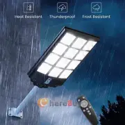 1152 LED Solar Street Light Motion Sensor Commercial Dusk To Dawn Big Road Lamp