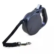 8M Long Dog Lead Leash Strong Retractable Extendable Lockable Black