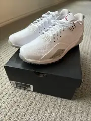 Men’s Nike Jordan ADG3 White Cement Golf Shoes 11.5
