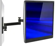 Mount-It! Full Motion Computer Monitor Wall Mount, Articulating Arm Fits Sing...