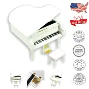 Charming Wind-Up Birch Wood Grand Piano Music Box: Howl's Moving Castle Tune