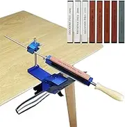 zolyet Portable Cutter Sharpener Professional Metal Kitchen Sharpening System Tools F -Angle Whetstone Grinder with Grind Stones Multicolor