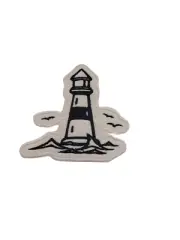 Lighthouse Patch Iron on or Sew on Patch