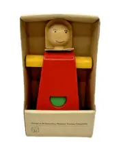 Vintage 2001 IKEA MULA Wooden Doll Toy Boxed Interactive Children's Toy Retired