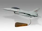 General Dynamics F-16AM Norwegian Air Force Desk Wood Airplane Model Small 1/48