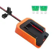 Battery with Fuse & Switch Power Convertor Dock for Black&Decker 36V-40V G