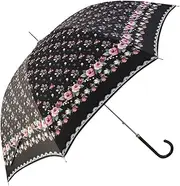 [Feiler] Faylor 1H9125291072190 Maijuliet MJT-251072 Women's Long Umbrella, For Rain and Sun, Black, One Size Fits All, Black, Free Size