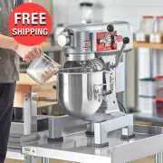 Commercial 10 Qt. Electric Stand Food Mixer Kitchen Prep Equipment 120V | 3/4 HP