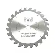 8-1/4" x 5/8" x 24T Carbide Circular Saw Blades, #80340