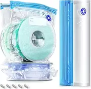 YOOPAI Filament Storage Bags, 30 Filament Vacuum Storage Bags Plus 5 Clips, Filament Storage Box Designed for 3D Printer Filament Storage（Without Pump）