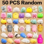 50-5PCS Mochi Squishies Kawaii Animal Squishy Toys Kids Antistress Ball Squeeze