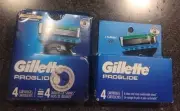 2 Gillette Fusion ProGlide Power Cartridges 4 Cartridges ea New Sealed Free Ship