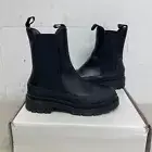 Calia Women's Peyton Chelsea Pull-On Mid-Calf Black Boots CA22WCW002-BLK New!