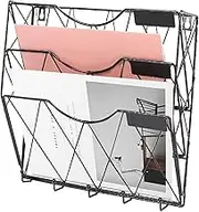YNPQTDS Wall Book Holder - Kids Floating Bookshelf - Display Rack Screws Mount for Notebooks Small Items Bedroom Dorm Nursery Apartment Playroom Kindergarten Living Room Garage Laundry
