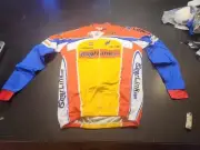 Bianchi BCM GEAR LINK TEAM Jersey Size 8 race tour cycling LONG SLEEVE ZIP