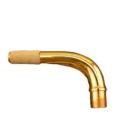 Handmade Baritone Saxophone Neck Gold Lacquer Brass 21.5mm 2024 NEW