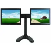 MonMount Dual LCD Monitor Stand Slider Arm up to 27" Screens