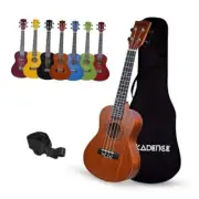 Concert Ukulele 23" Spring Summer Collection of Ukuleles- Matt Finish Brown