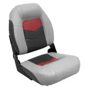 Wise 3304-1881 Pro-Angler Series High Back Boat Seat, Marble Grey/Regal