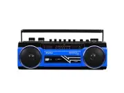 SANSUI Bluetooth SCR-B2 Blue Boombox USB SD card MP3 Japan F/S w/Tracking# Japan