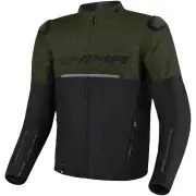 Drift Black Green Textile Motorcycle Jacket