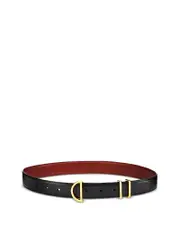 Frame Crescent Leather Belt