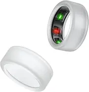 BandSmith Silicone Ring Cover for Oura Ring Gen 3, Elastic Protector - Patent Pending (Transparent+Transparent, M for 11/12/13)