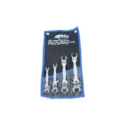 SP Tools 4Pcs Flare Nut Dual Flexhead Spanner Set - SAE Wrench Cr-V Steel