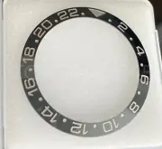 BRUCE WAYNE Black Grey Ceramic Bezel Insert For Rolex GMT-Master 2 126710GRNR