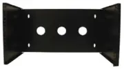 Clipsal HINGED WALL FRAME 490x200mm Steel, Black *Australian Brand- 2RU Or 4RU